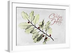 Xmas Holly L297-Albert Koetsier-Framed Art Print