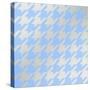 Xmas Houndstooth 3-Color Bakery-Stretched Canvas