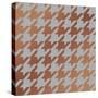 Xmas Houndstooth 4-Color Bakery-Stretched Canvas