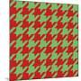 Xmas Houndstooth-Color Bakery-Mounted Giclee Print