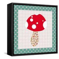 Xmas Mushroom-Effie Zafiropoulou-Framed Stretched Canvas