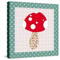 Xmas Mushroom-Effie Zafiropoulou-Stretched Canvas