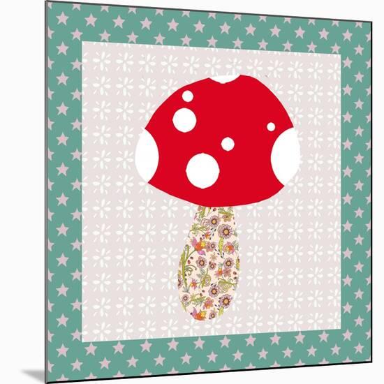 Xmas Mushroom-Effie Zafiropoulou-Mounted Giclee Print