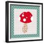 Xmas Mushroom-Effie Zafiropoulou-Framed Giclee Print