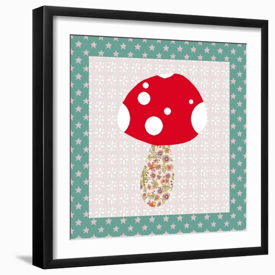 Xmas Mushroom-Effie Zafiropoulou-Framed Premium Giclee Print