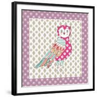 Xmas Owl-Effie Zafiropoulou-Framed Giclee Print