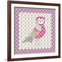 Xmas Owl-Effie Zafiropoulou-Framed Giclee Print