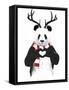 Xmas Panda-Balazs Solti-Framed Stretched Canvas