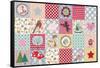 Xmas Patchwork-Effie Zafiropoulou-Framed Stretched Canvas