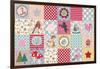 Xmas Patchwork-Effie Zafiropoulou-Framed Giclee Print