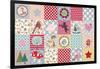 Xmas Patchwork-Effie Zafiropoulou-Framed Giclee Print