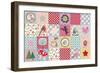 Xmas Patchwork-Effie Zafiropoulou-Framed Giclee Print