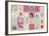 Xmas Patchwork-Effie Zafiropoulou-Framed Giclee Print