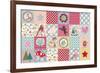 Xmas Patchwork-Effie Zafiropoulou-Framed Giclee Print