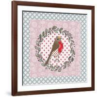 Xmas Robin-Effie Zafiropoulou-Framed Giclee Print