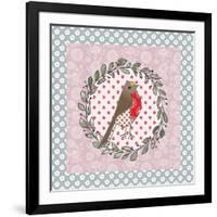 Xmas Robin-Effie Zafiropoulou-Framed Giclee Print