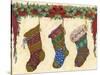 Xmas Stockings-Vintage Apple Collection-Stretched Canvas