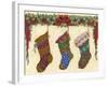 Xmas Stockings-Vintage Apple Collection-Framed Giclee Print