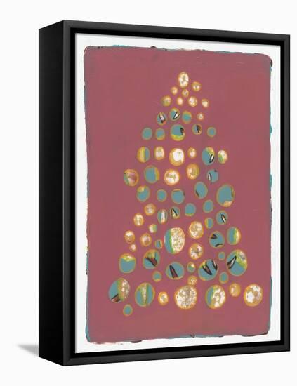 Xmas Tree 4-Maria Pietri Lalor-Framed Stretched Canvas