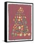 Xmas Tree 4-Maria Pietri Lalor-Framed Stretched Canvas