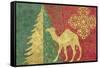 Xmas Tree and Camel-Cora Niele-Framed Stretched Canvas