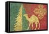 Xmas Tree and Camel-Cora Niele-Framed Stretched Canvas