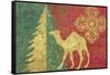 Xmas Tree and Camel-Cora Niele-Framed Stretched Canvas