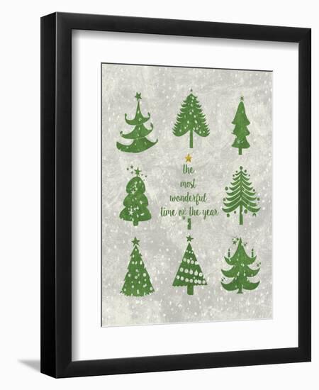 Xmas Trees-Erin Clark-Framed Giclee Print