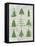 Xmas Trees-Erin Clark-Framed Stretched Canvas