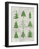 Xmas Trees-Erin Clark-Framed Giclee Print