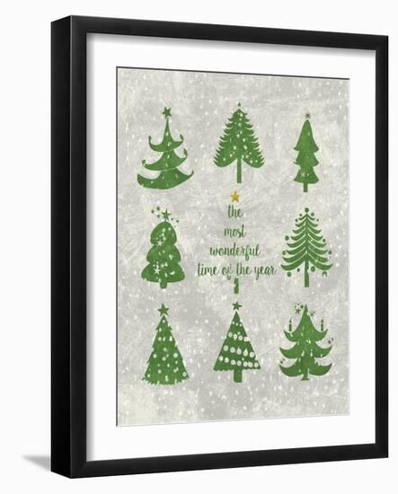 Xmas Trees-Erin Clark-Framed Giclee Print