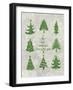 Xmas Trees-Erin Clark-Framed Giclee Print