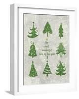 Xmas Trees-Erin Clark-Framed Giclee Print