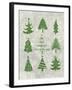 Xmas Trees-Erin Clark-Framed Giclee Print