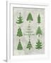 Xmas Trees-Erin Clark-Framed Giclee Print