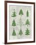 Xmas Trees-Erin Clark-Framed Giclee Print