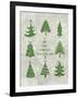 Xmas Trees-Erin Clark-Framed Giclee Print