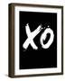 XO Black-NaxArt-Framed Art Print