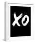 XO Black-NaxArt-Framed Art Print