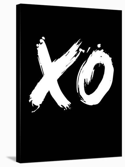 XO Black-NaxArt-Stretched Canvas