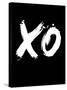 XO Black-NaxArt-Stretched Canvas