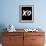 XO Black-NaxArt-Framed Art Print displayed on a wall