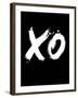 XO Black-NaxArt-Framed Art Print