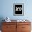 XO Black-NaxArt-Framed Art Print displayed on a wall