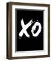 XO Black-NaxArt-Framed Art Print