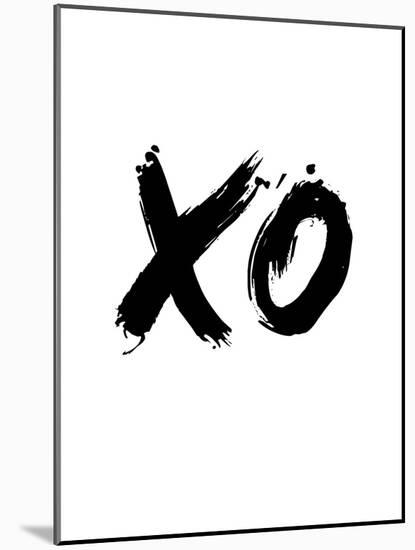 XO White-NaxArt-Mounted Art Print