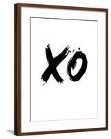 XO White-NaxArt-Framed Art Print