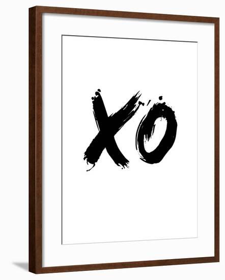 XO White-NaxArt-Framed Art Print