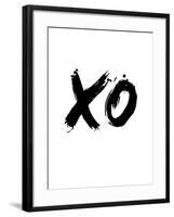 XO White-NaxArt-Framed Art Print