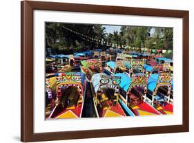 Xochimilco's Floating Gardens-null-Framed Art Print